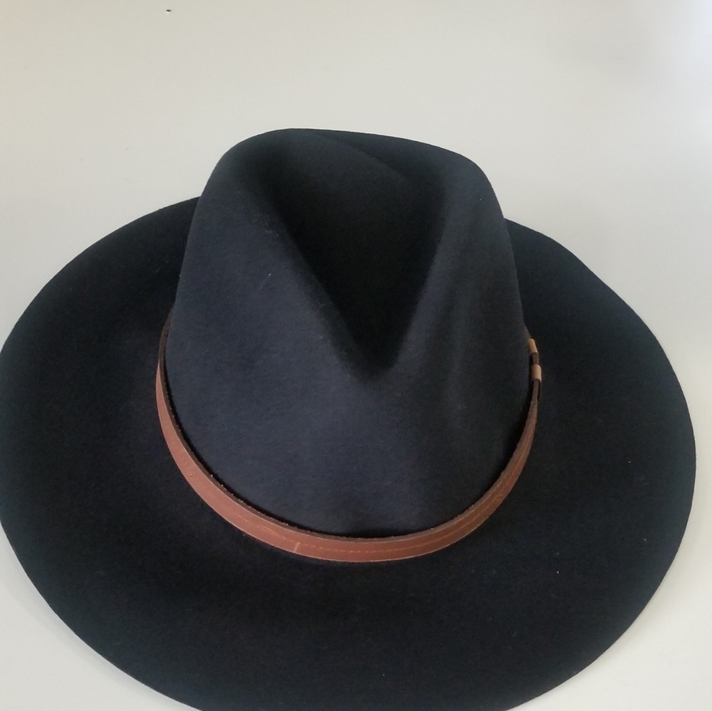 Bennett Fedora Wool Black New with Tags S/M - Picture 6 of 6